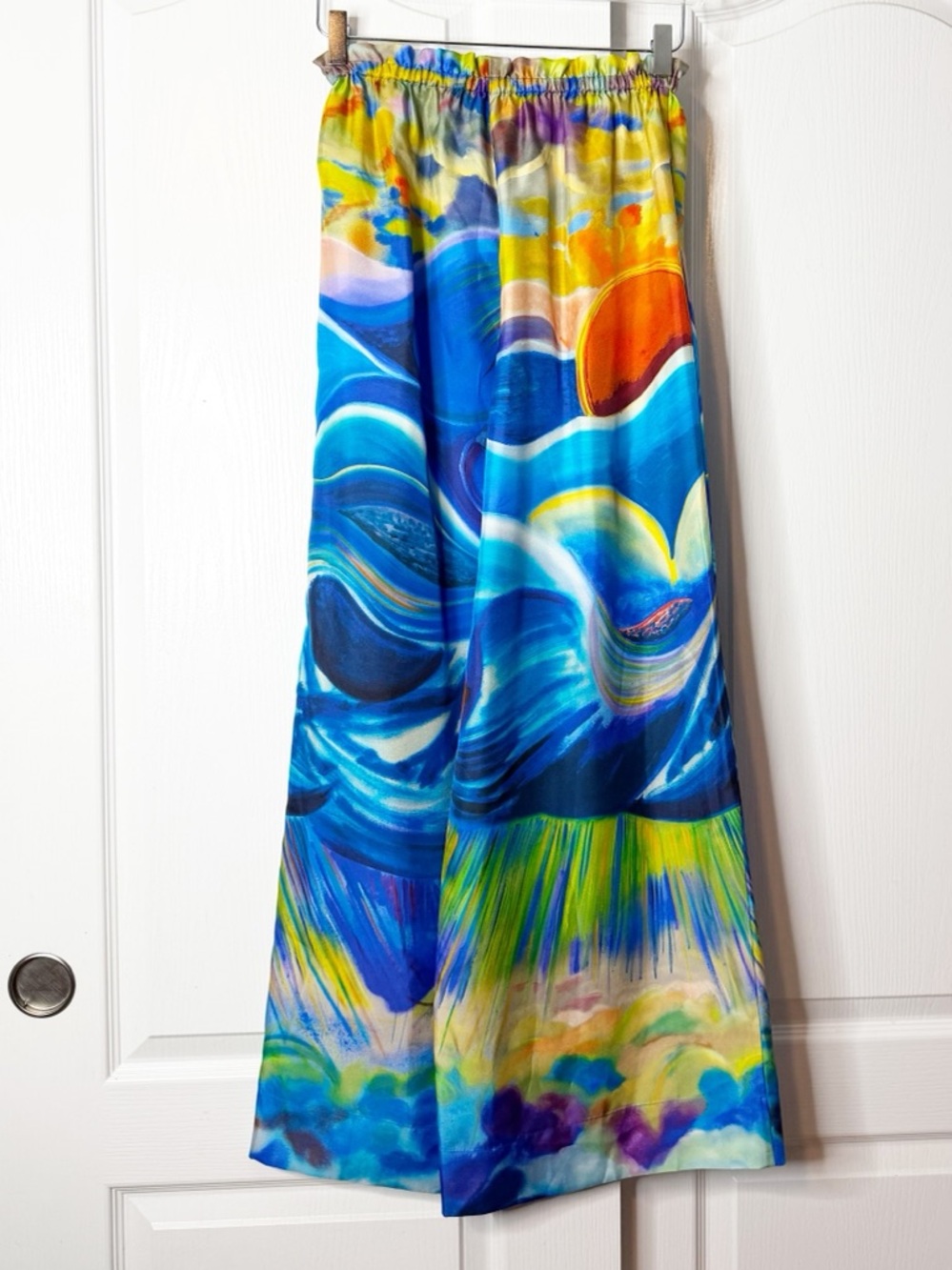 Ulla Johnson Sawyer Pant Tuck Silk Wide Leg XXS NWT $650 - Picture 6 of 12